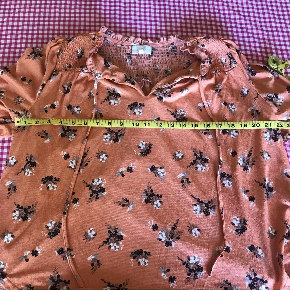 Melloday floral 3/4 Sleeve Blouse - Picture 4 of 5